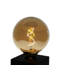 Ampoule LED filament spiralé, style vintage, dimmable