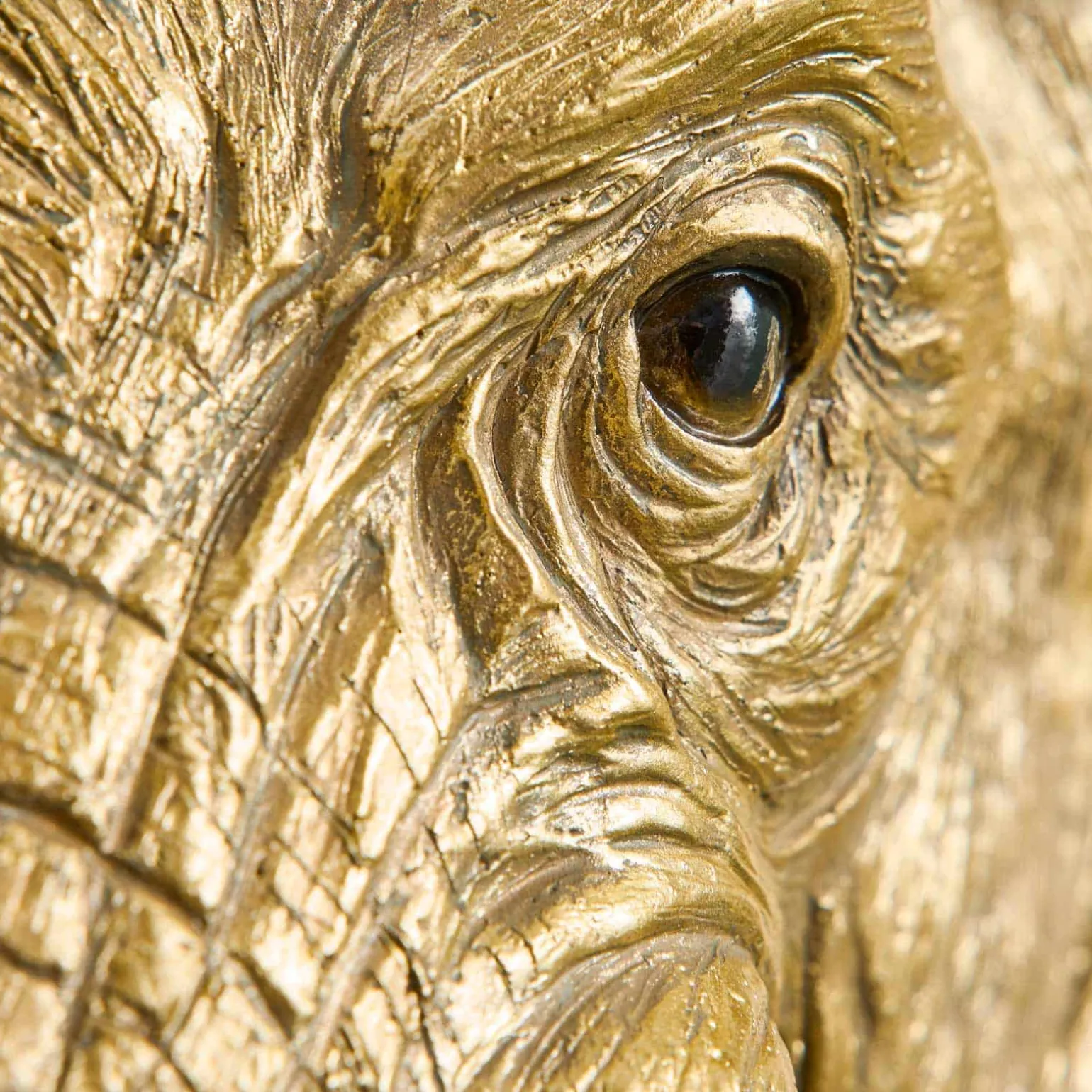 Applique éléphant Jumbo, or