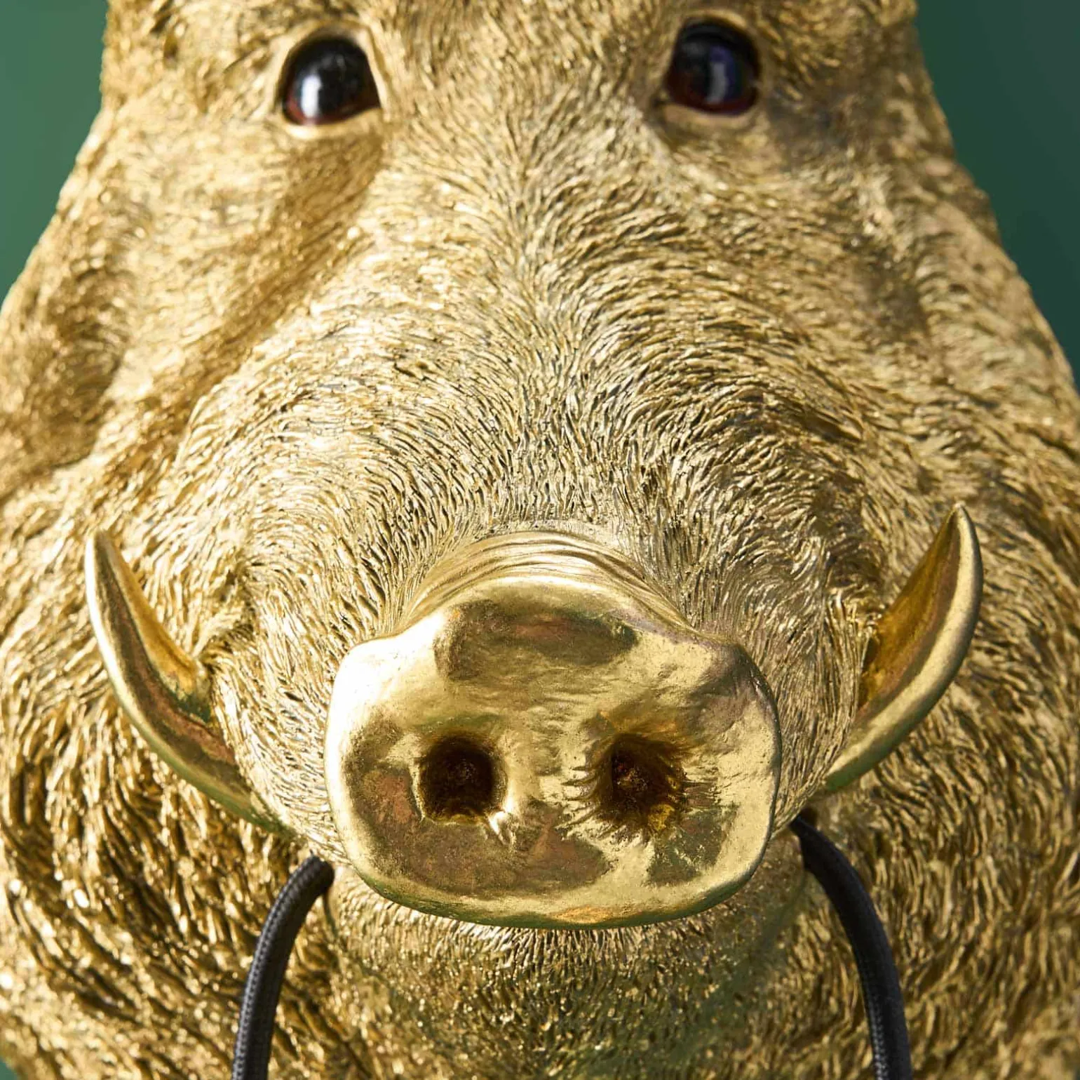 Applique sanglier / cochon Willy, or