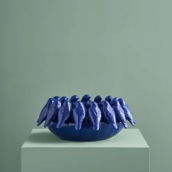 Bol avec des oiseaux Birds, bleu
