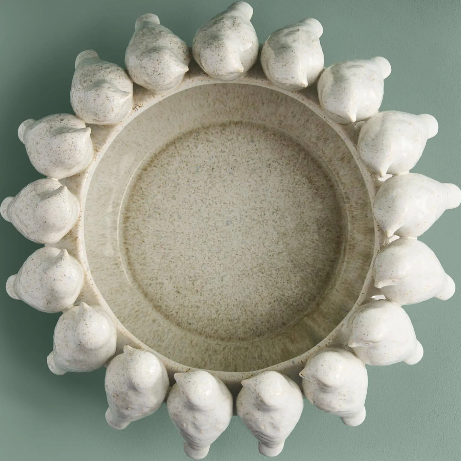 Bol avec des oiseaux Birds, blanc
