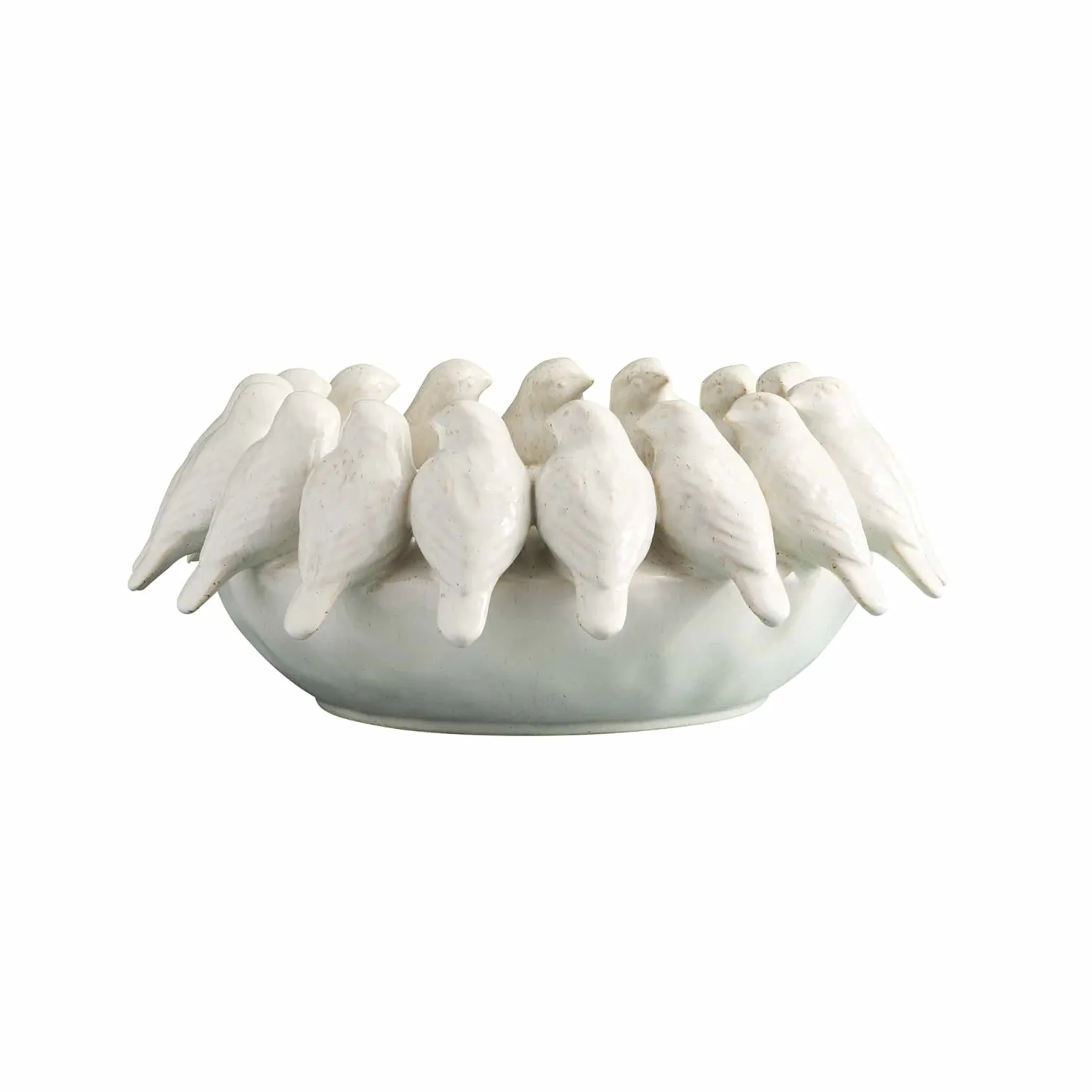Bol avec des oiseaux Birds, blanc