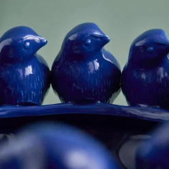 Bol avec des oiseaux Birds, bleu