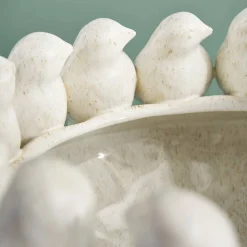 Bol avec des oiseaux Birds, blanc