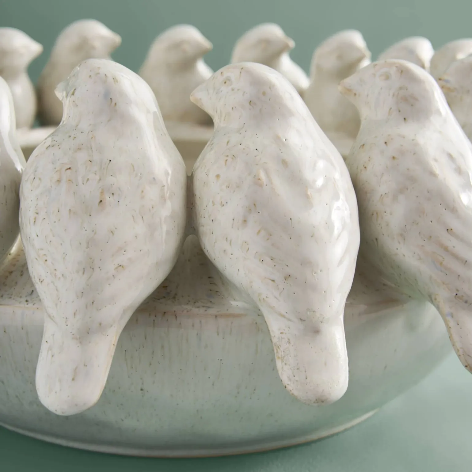 Bol avec des oiseaux Birds, blanc