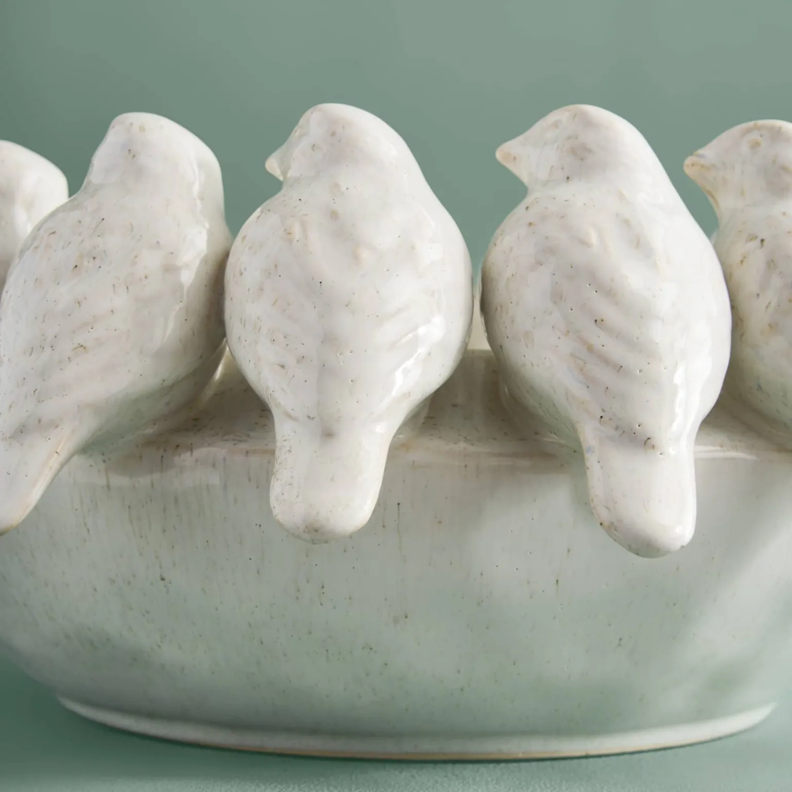 Bol avec des oiseaux Birds, blanc