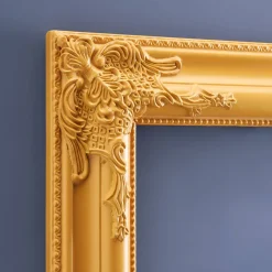 Cadre baroque, orange