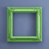 Cadre baroque, vert