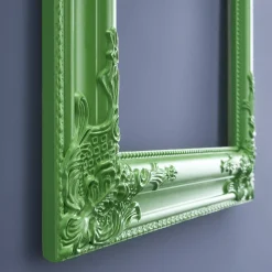 Cadre baroque, vert