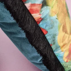 Coussin à franges Aquarell