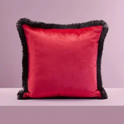Coussin à franges Rosaceae
