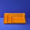 Ensemble de 3 plateaux, orange