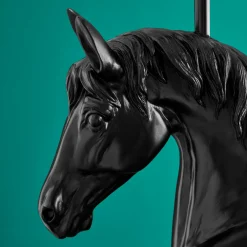 Lampe de table Cheval Wendy, noir
