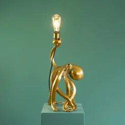Lampe de table poulpe Otto Octopus, or