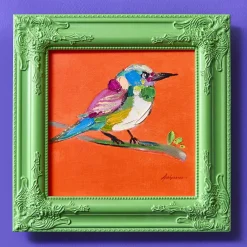 Peinture Birdy, rouge