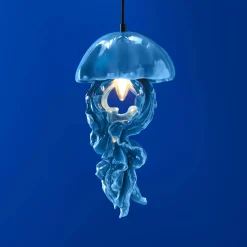 Plafonnier méduse Ava, bleu