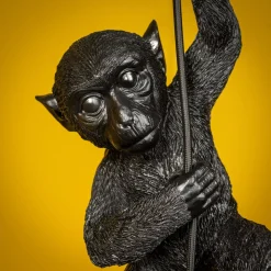 plafonnier singe Chip, noir