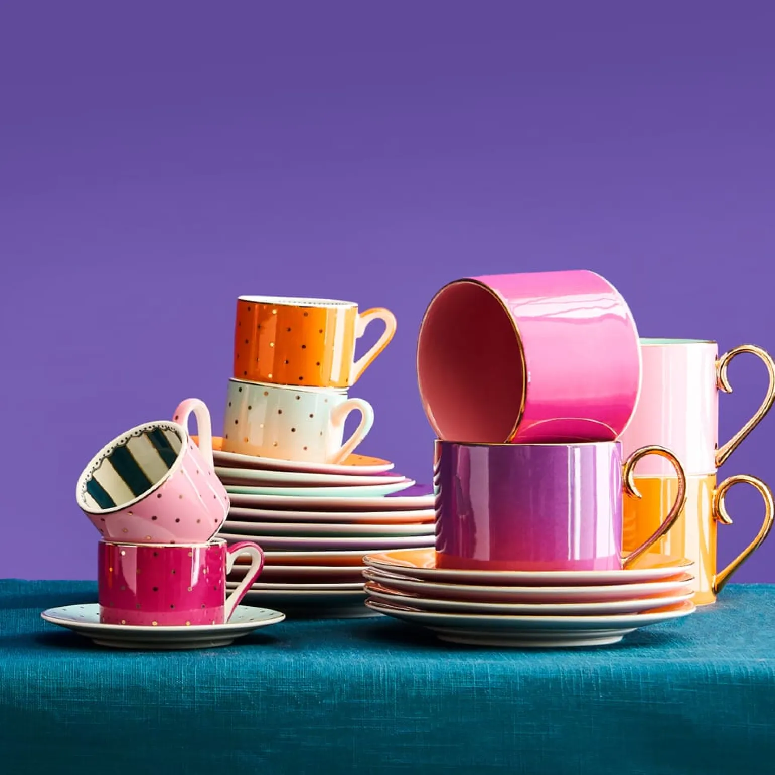 Set de 4 tasses à expresso Fancy Colors
