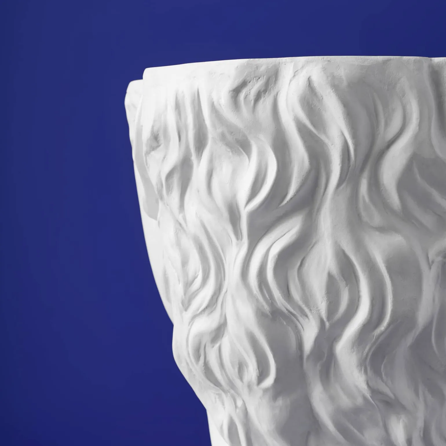 Table d'appoint Buste Masculin David, blanc