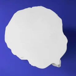 Table d'appoint Buste Masculin David, blanc