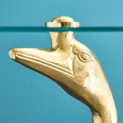 Table d'appoint Canard / Oie Gina, doré
