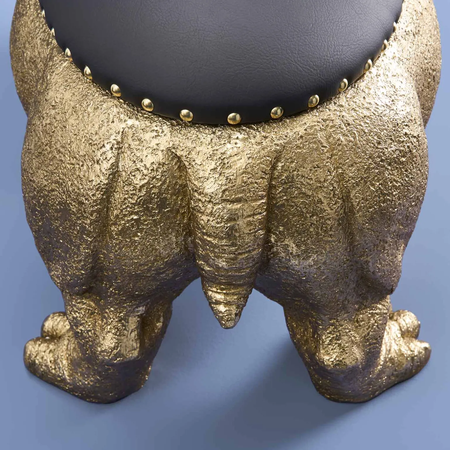 Tabouret hippopotame Patty Potamus, or