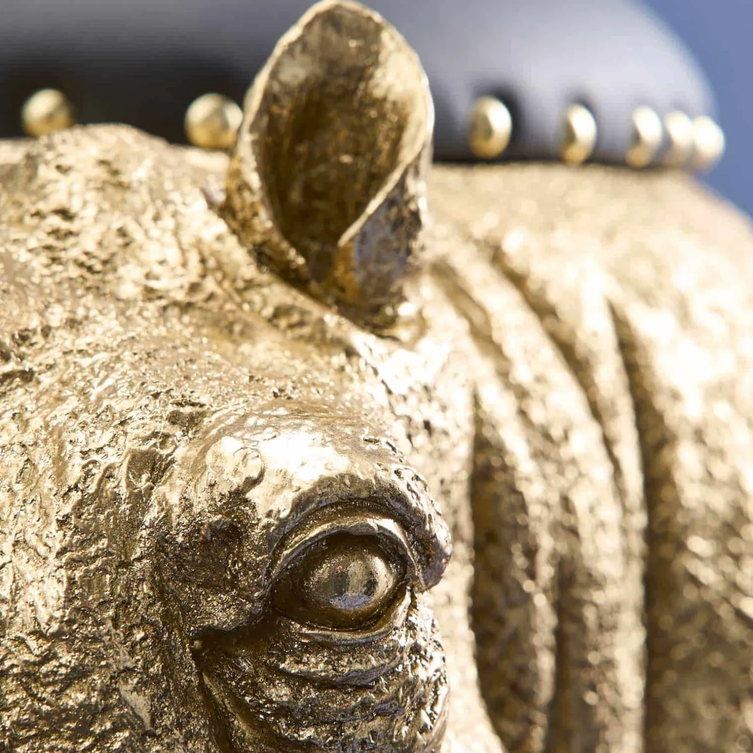 Tabouret hippopotame Patty Potamus, or