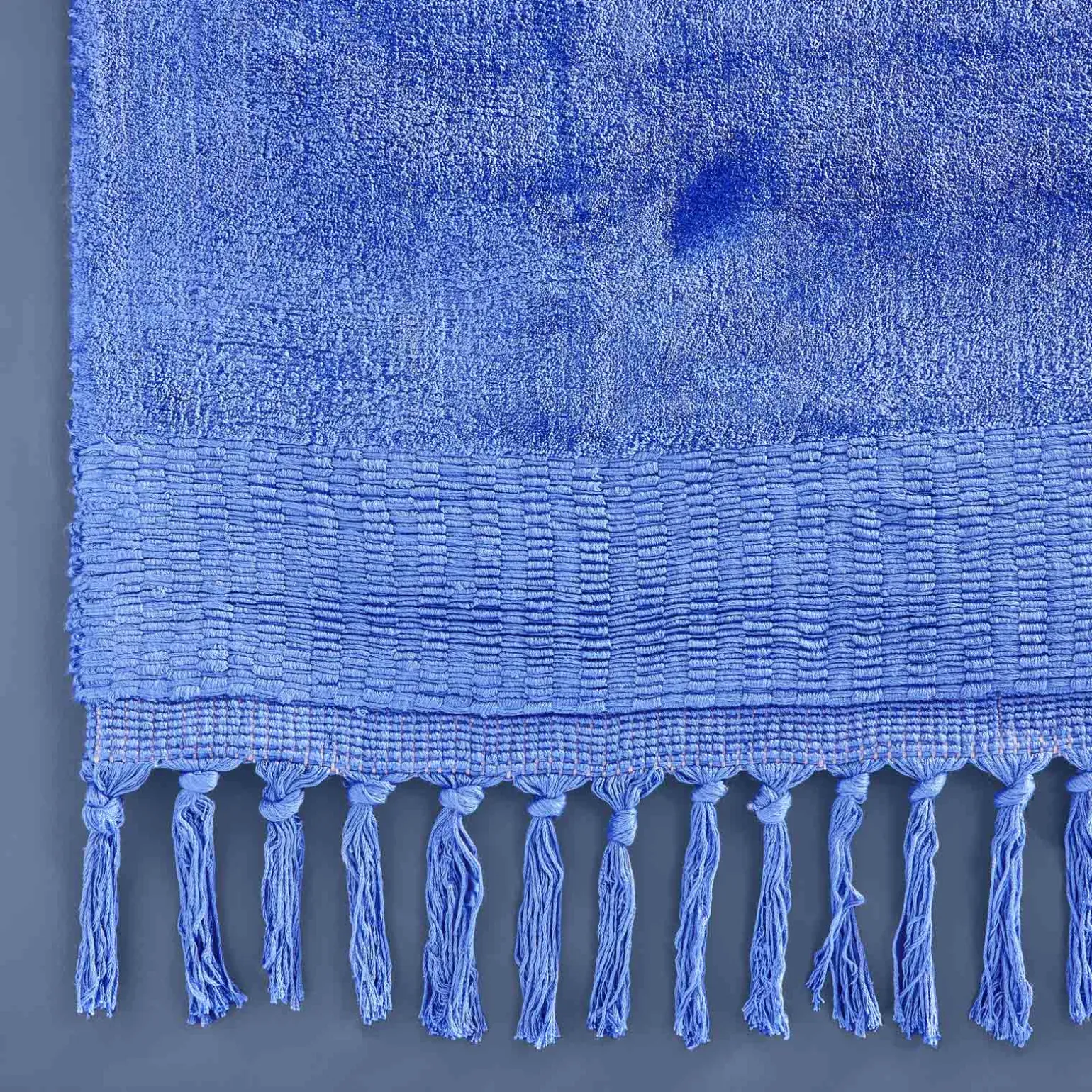 Tapis Velvet Touch, bleu