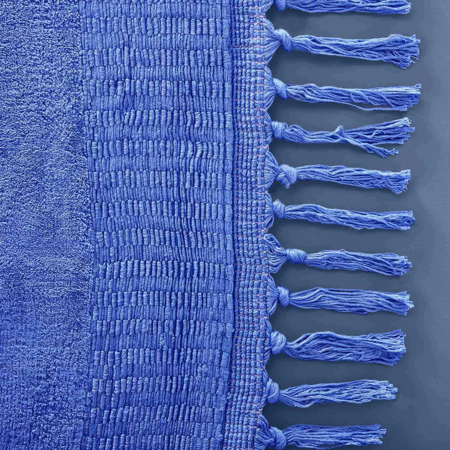 Tapis Velvet Touch, bleu