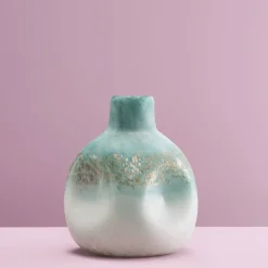 Vase Alea I, turquoise