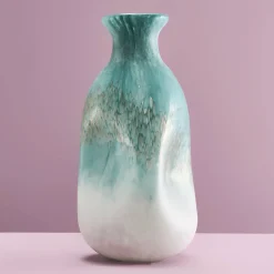 Vase Alea II, turquoise