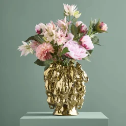 Vase avec des souris Mouse, dorée