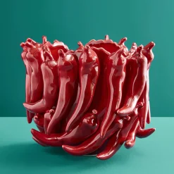 Vase Chili S, rouge