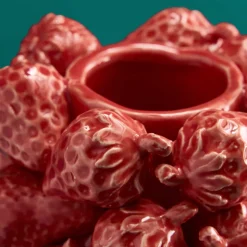 Vase Fraise, rouge