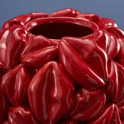 Vase Lèvres Lips, rouge