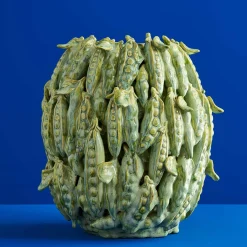 Vase Pois ventru, vert